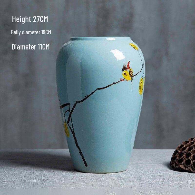 Hand-painted Ceramic Flower Vase (Set of 2)