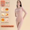 Lenzing Modal Thermal Underwear Set: 80-count, Slim Fit, Round Neck, Couples' Warm Autumn Suit for Men & Women