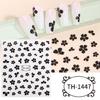 6 Sheets Christmas Nail Stickers Manicures Stickers Snowflake Nail Art Stickers Nails Art Decoration