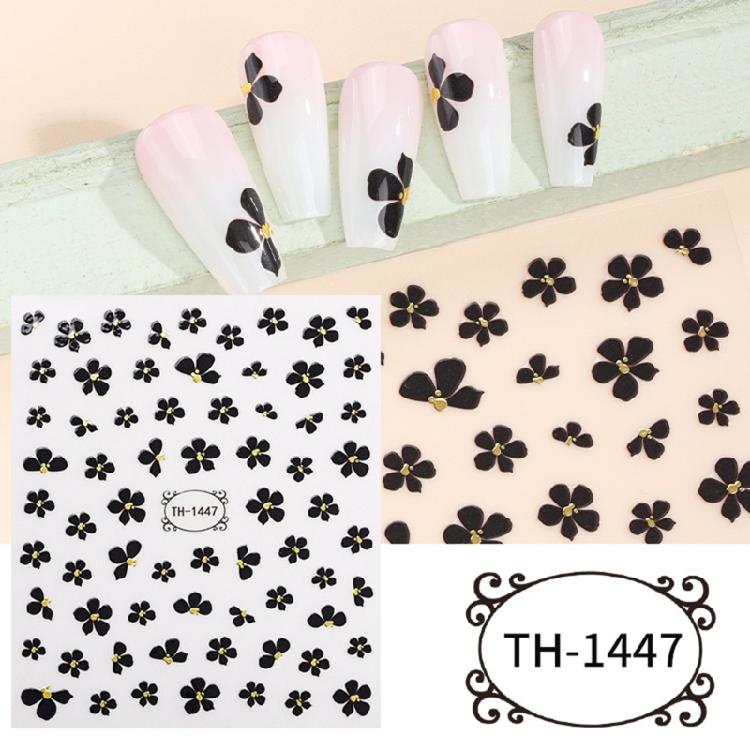 6 Sheets Christmas Nail Stickers Manicures Stickers Snowflake Nail Art Stickers Nails Art Decoration