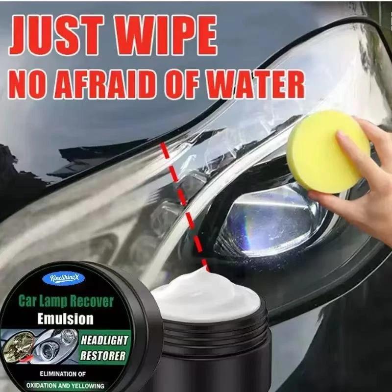 Q19 Car Headlight Repair and Polishing Kit, Headlight Scratch Remover, Repair Cleaning Paste, Oxidation Removal Polishing Paste