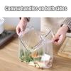 Stainless Steel Garbage Bag Shelf Foldable Countertop Waste Bag Stand Holder Kitchen Garbage Sorting Organizer Storage Rack