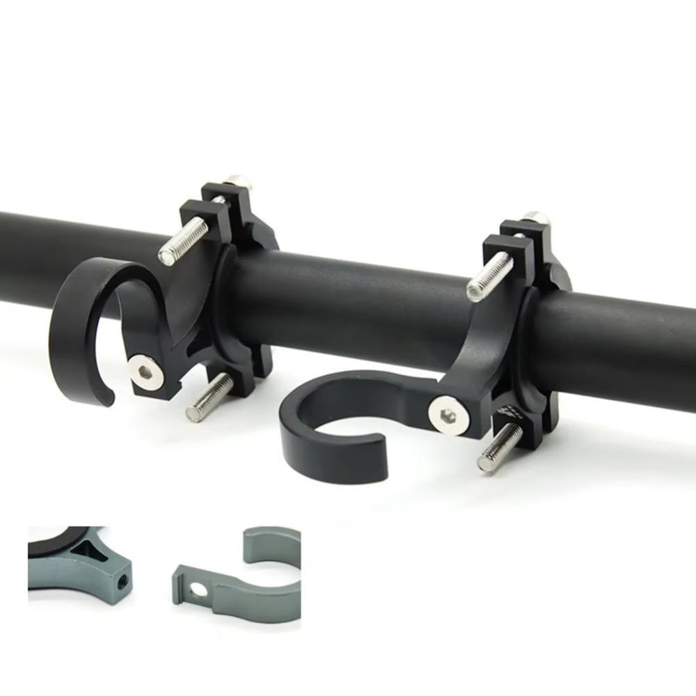 Universal Aluminum Alloy Hook Hanger Holder for Scooter Bike Motorcycle Bag - Adjustable 20-35mm Tube Clamp Mount Accessory