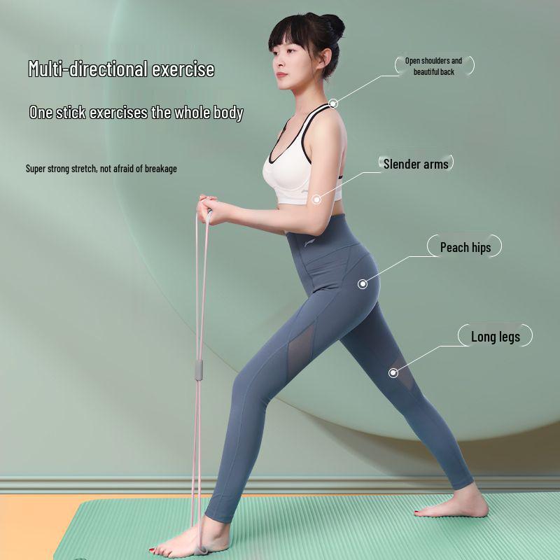 8-Formiges Widerstandsband für Frauen: Schulter- & Rückenöffner, Elastisches Yoga- & Fitnesswerkzeug