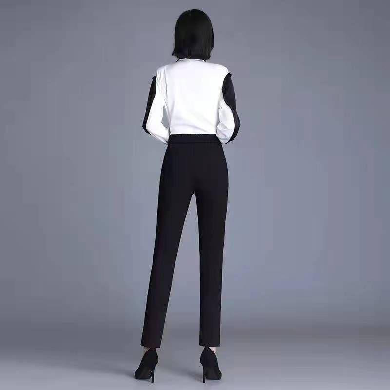 Plus Size Women's Fleece High Waist Harem Pants - Extra Long, Loose Fit, Straight Leg, Elastic Waist