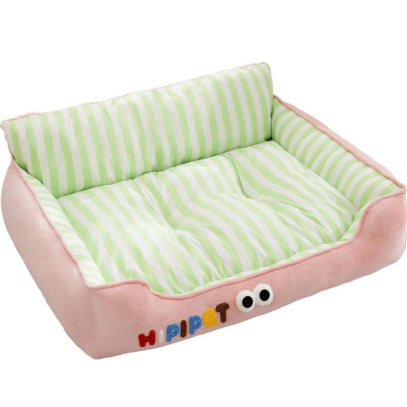 Atmungsaktliches Hundebett Niedliche Hundematte Katzenbett Sommer-Schlafmatte Für Kleine Mittelgroße Hunde Sofabett Hundekorb Saisonale Haustierbedarf