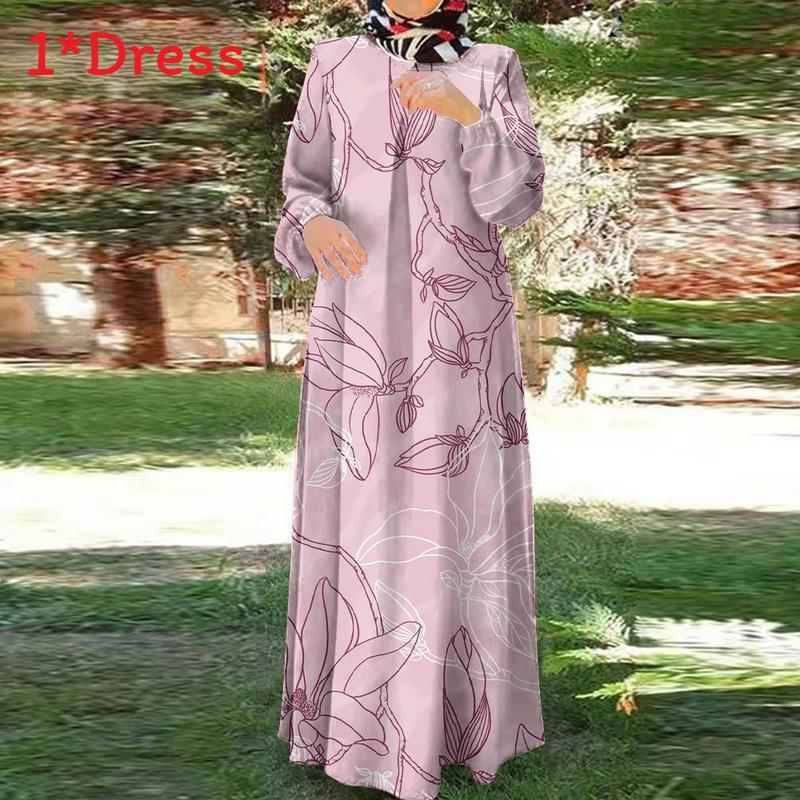 Maxikleid im Ethno-Stil mit Printmuster für Partys und Freizeit