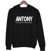 Sweat À Capuche - Antony - Unisexe - Noir - Manches Longues - Collection Humour Villes