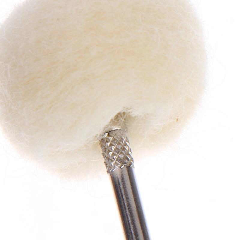10Pcs Mini Grinding Sanding Head Abrasive Disc Felt 2.35/3Mm Shank Buffing Wheels Metal Polish Brush Drill Rotary Tool