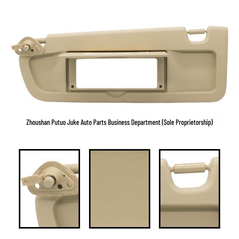 Beige Sun Visor for Left Side (2006-2011 Honda Civic, Model 83280-SNA-A01ZA)