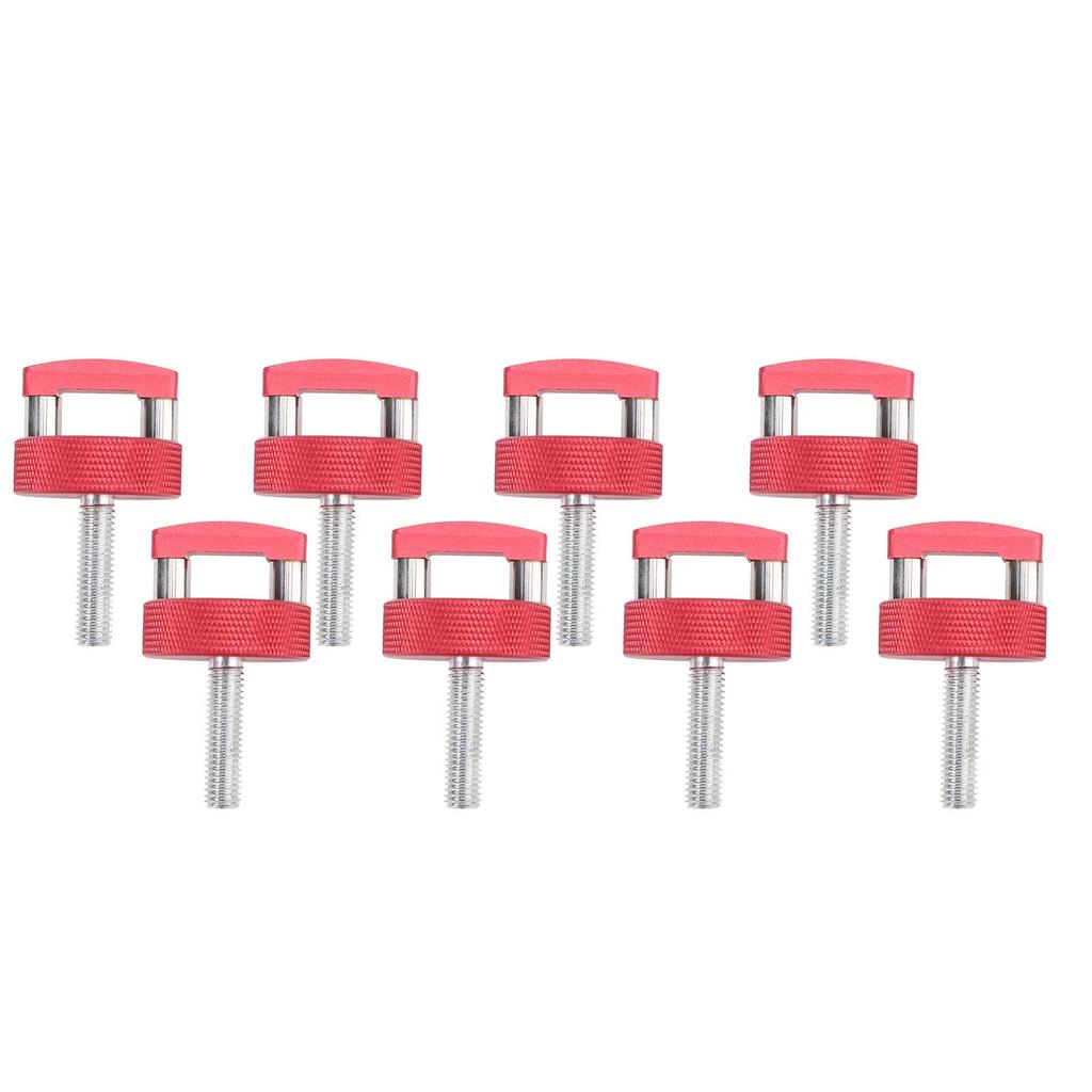 Quick Relse Thumb Screw Aluminium Alloy Red Hard Top Quick Removal Fastener Thumb Screws with Integrated D