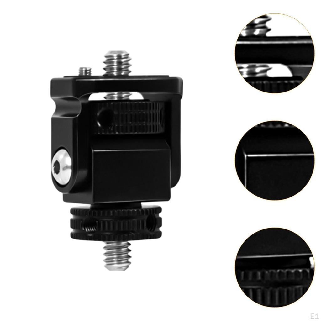 Fluid Head Pan Tilt Monitor Holder Mount Rod Clamp Small Mini Tripod for Mirrorless