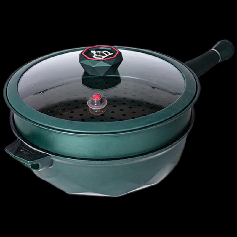 TIBORANG Grace 28cm Blue Diamond Titanium Multi-purpose Pan