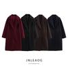 Jnleaog Autumn New Women's Clothing Fashion Style Design Loose Overcoat Outwear 20522332052201