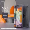 FREEWOLF M75 Wireless Mechanical Gaming Keyboard 2.4G/ Dual Mode 82 Keys RGB Multimedia Anti-Ghosting ABS+PC Private Mold