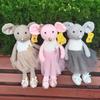 Adorable Pink Ballet Mouse Plush Doll - Zodiac Rat Gift for Girls & Claw Machine Prize