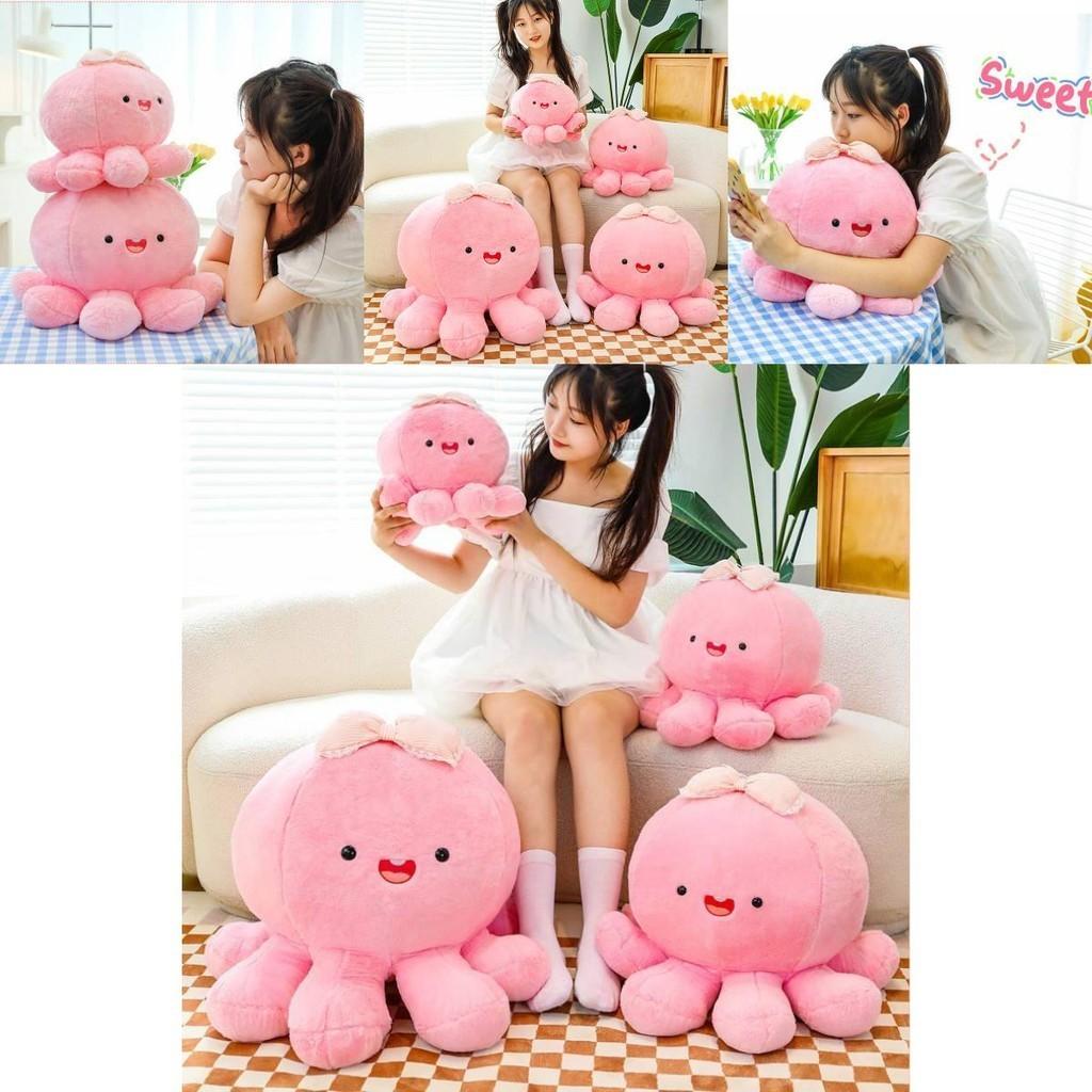 Cute And Adorable Octopus Plush Toy For Window Display And Pillow Decoration Wholesale