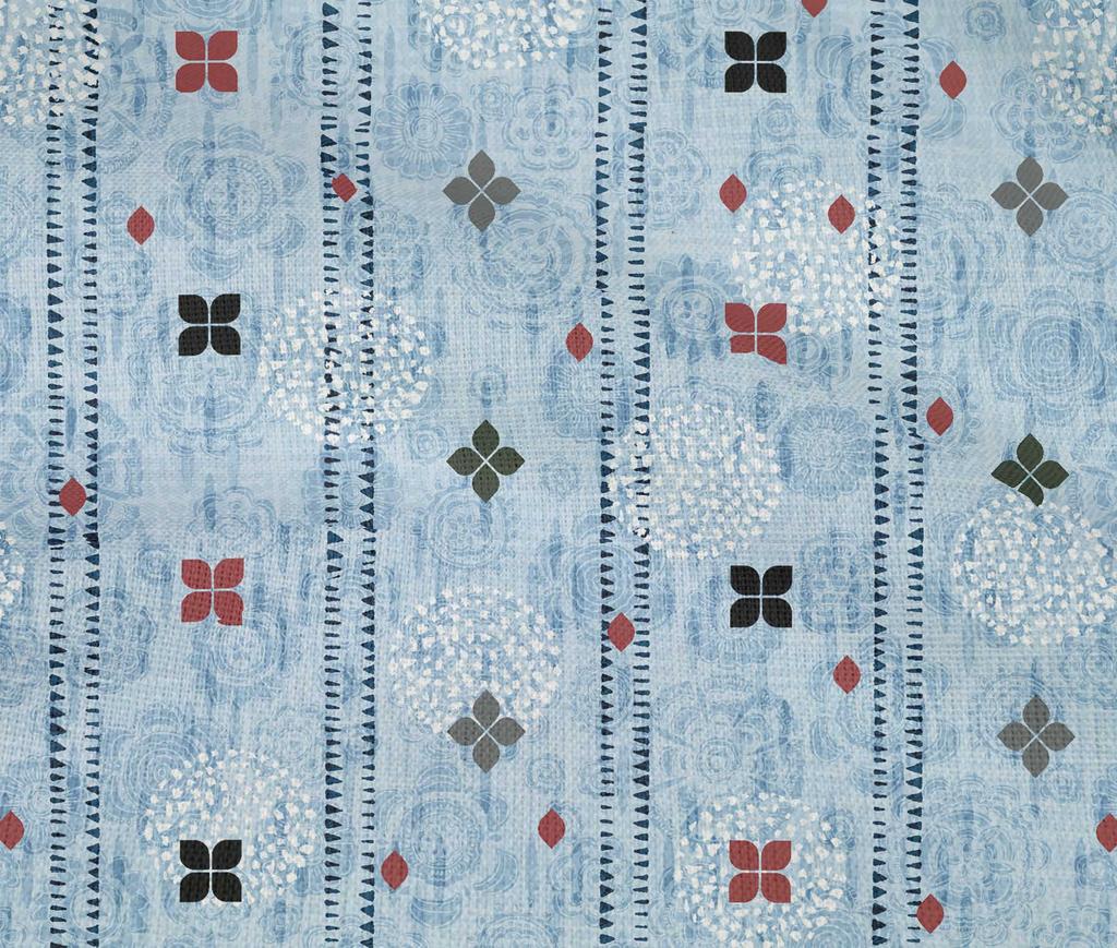 oneOone Cotton Flex Light Grayish Green Fabric Mandala Texture Craft Projects Decor Fabric Printed By The Yard 40 Inch