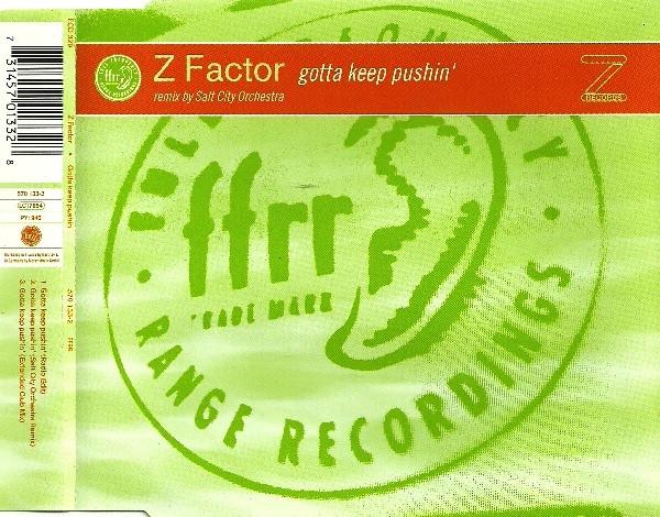 

CD Z FACTOR - Keep on Pushing FCD329 FFRR 1998 Japan Dance & Electronica Used
