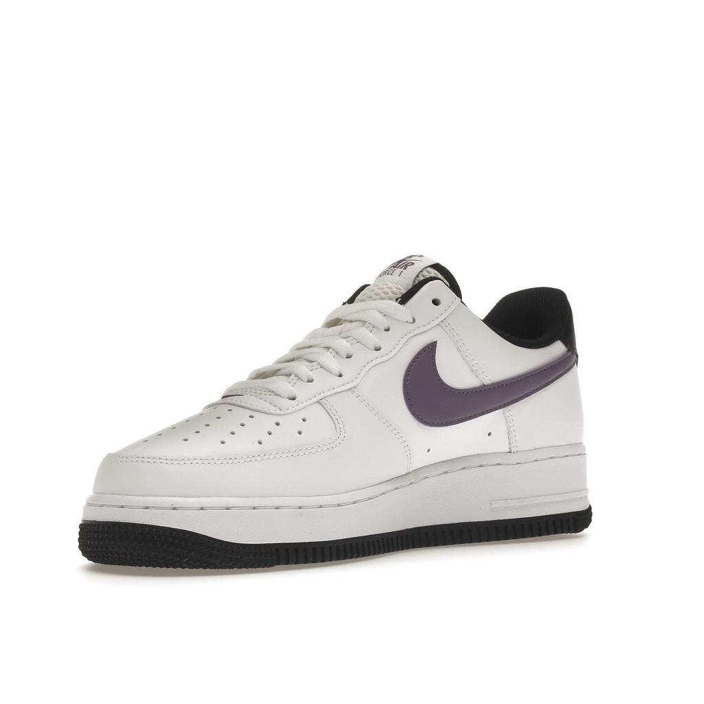 Nike Air Force 1 07 LV8 Hoops - Weiß Canyon Lila Herren Sneaker Schwarz DH7440-100