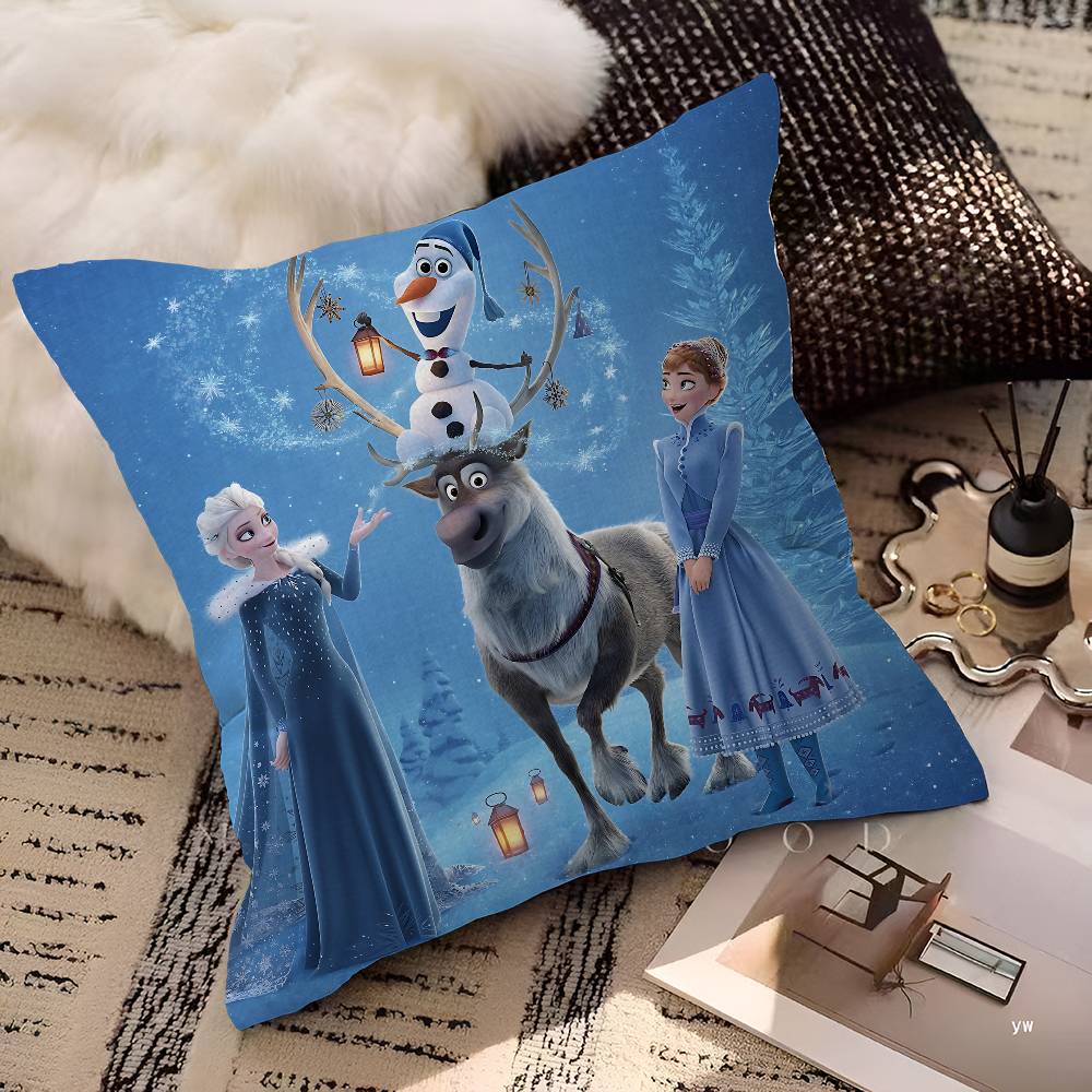 Cartoon-F-Frozenes Pillow Cover Sofa Cushion Cover Home Room Decoration Children Gift