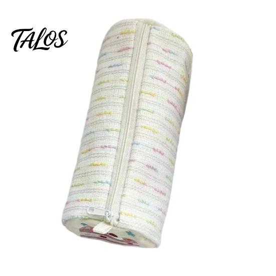 Étui de rangement pour stylos multiples Étui à crayons Gâteau aux fraises roulé, Pochette cylindrique de grande capacité, Mignon sac à papeterie pour filles et garçons, Cadeau scolaire pour enfants