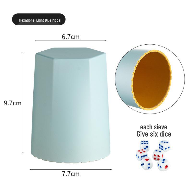 Frosted KTV Dice Cup: Thick, Durable, Drop-resistant