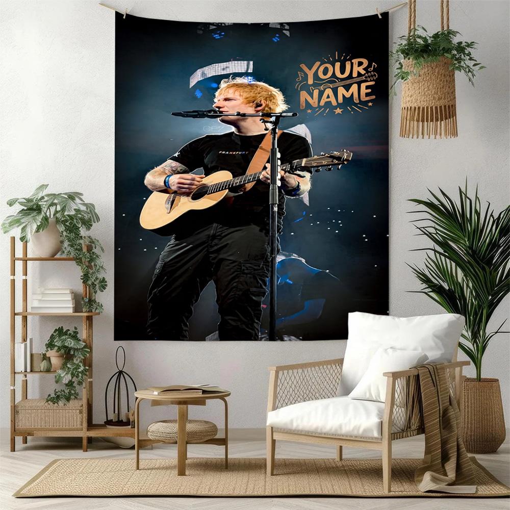 Sheeran Custom Tapestry Decorative Wall Tapestry Durable Comfort Perfect for Studio Apartment Multi-purpose for All Occasions