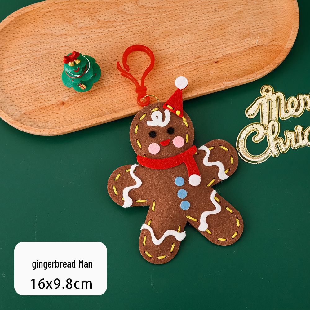 Adorable DIY Christmas Felt Ornaments & Cartoon Keychains for Kids