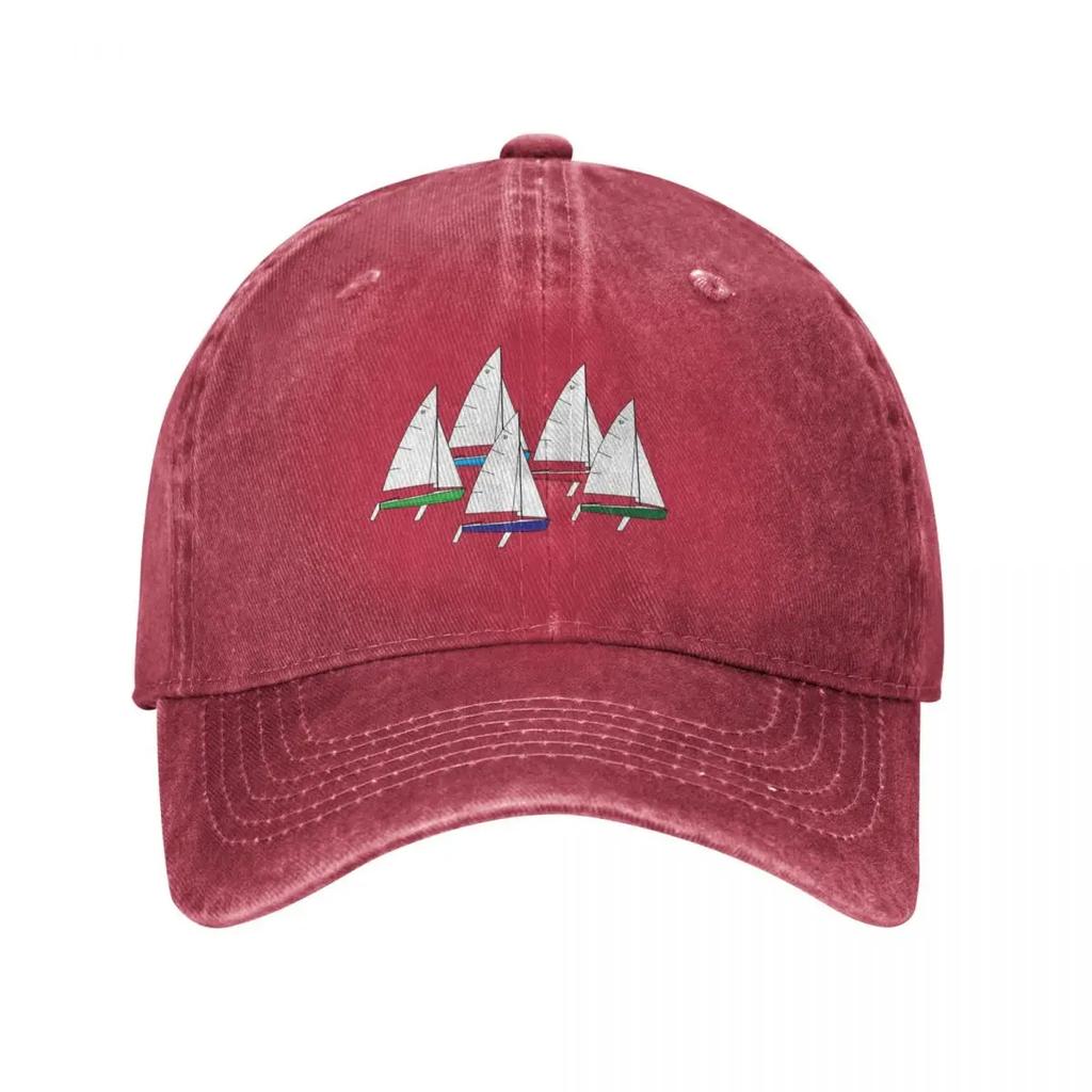 Flying Scot Sailboats Racing Baseball Cap Custom Caps Military Cap Unisex Tea Hat Unisexs Big Size Hat For Unisex Womens