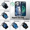 Cute Owl Pattern Wireless Charging Phone Case Compatible with iPhone 17/16/15/14/13/12/11