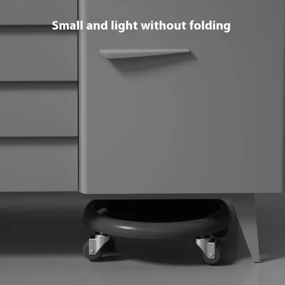 Noiseless Abdominal Wheel Roller Safety 4-wheel Fitness Sliding Disc With Handle Multifunctional Abdominal Muscle Trainer