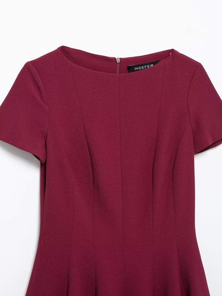 TAOP&ZA Damen Elegantes Mini-Kleid mit Rüschensaum - Frühjahrskollektion