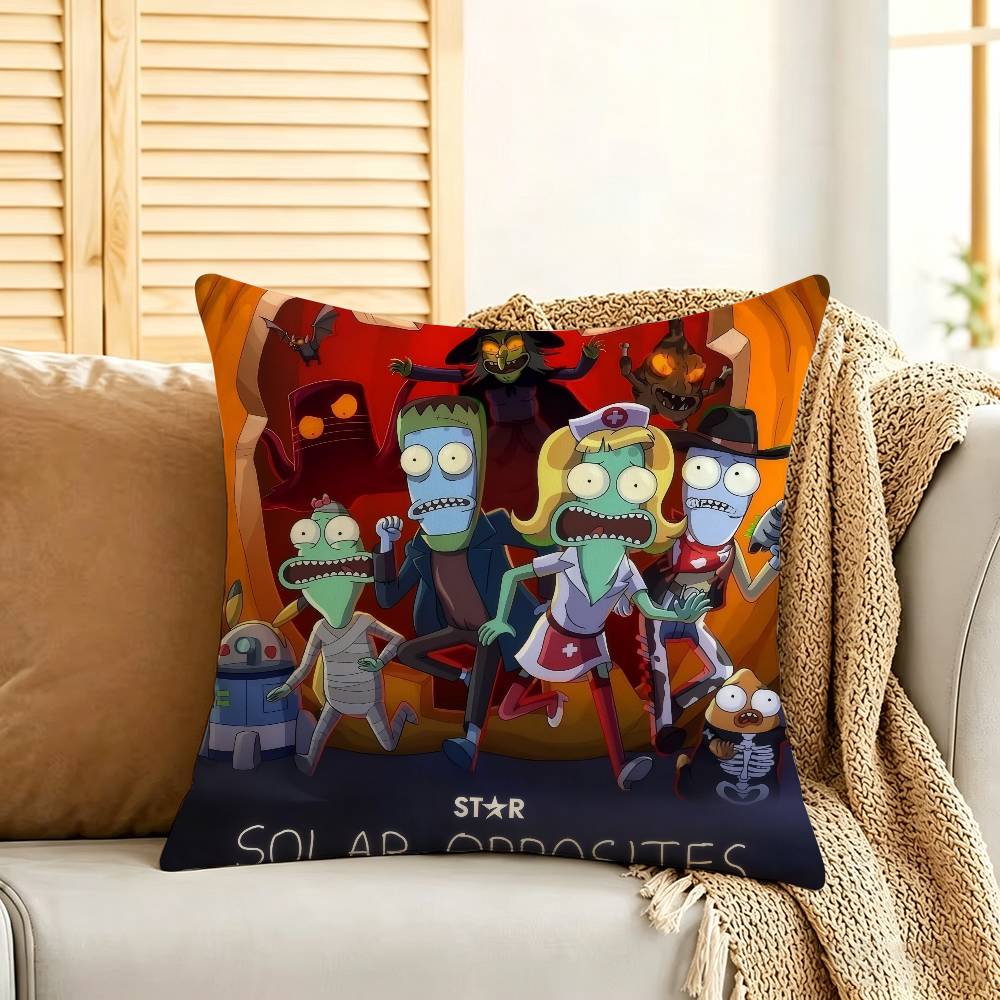 Anime Solar Oopposites Cushion Cover Car Throw Pillow Case For Sofa Car Christmas Gift