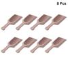 20Pcs Small Wooden Tea Scoop Beech Flat Handle Salt Coffee Flour Sugar Scoop Tea Spoon Shovel Kitchen Bath Teaware Accessories