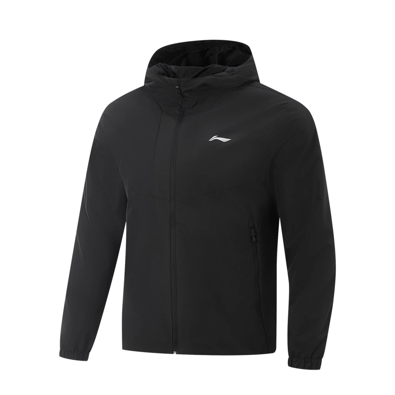 

Li-Ning Casual Fashion Zip Hooded Simple Jacket Men jackets AFDVG67-3 M