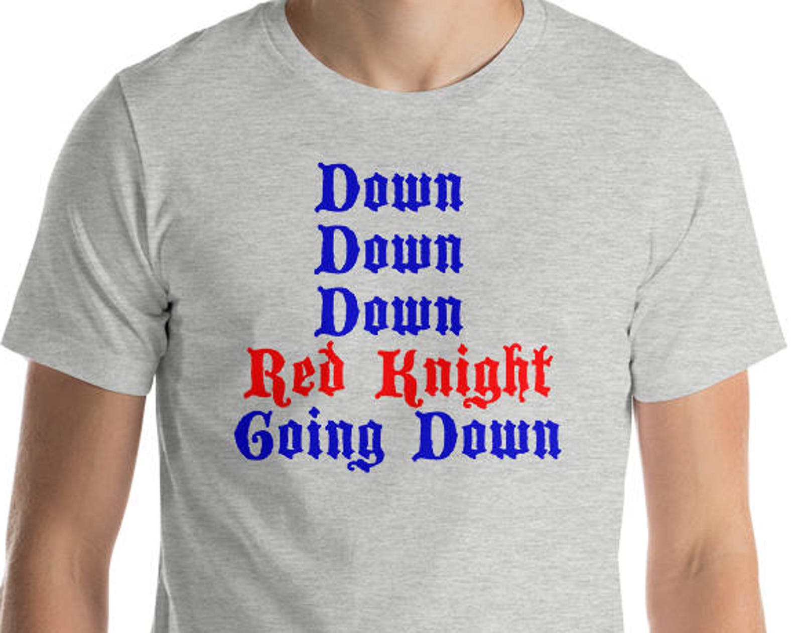 Down Down Down Red Knight Going Down - Unisex T-shirt S
