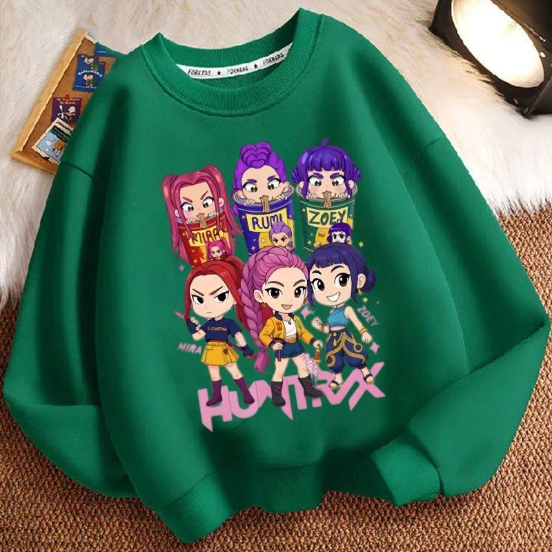 

Children s Cartoon Witch Hunt Team Hoodies, Spring and Autumn Boys and Girls Casual Hoodies 160