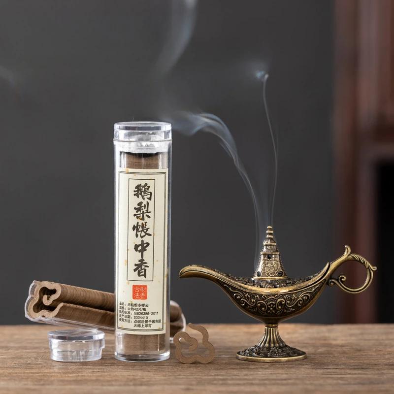 

Aladdin s Magic Lamp Incense Burner Alloy Plate Incense Burner Agarwood Sandalwood Tent Incense Tea Ceremony Ornaments
