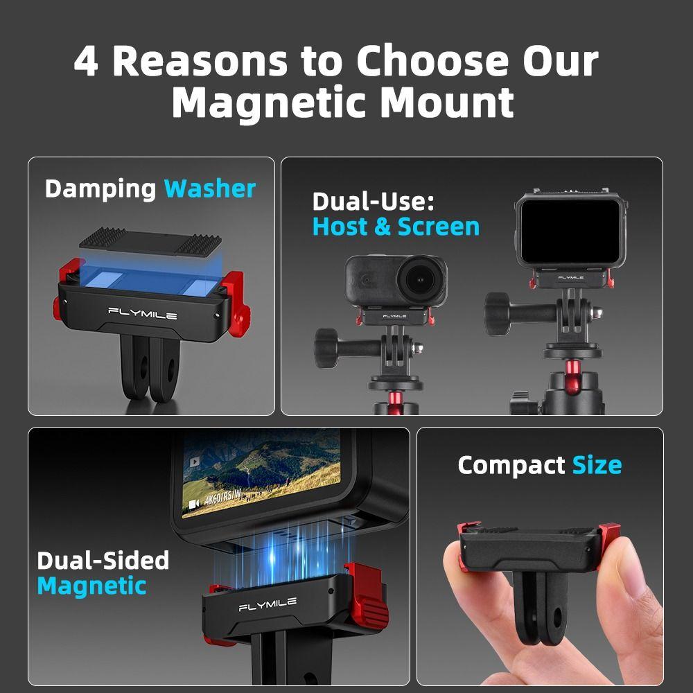 Quick Release Mount Bracket ABS Base Adapter for DJI Osmo Nano Action Camera Accessories