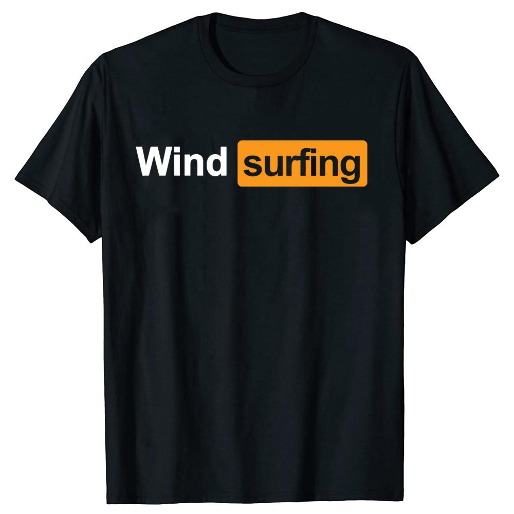 

Funny Windsurf Windsurfing Graphic T-shirts Men Women s Fashion Casual Tshirt 100% Cotton Loose Oversized Fathers Day T Shirt... S разноцветный