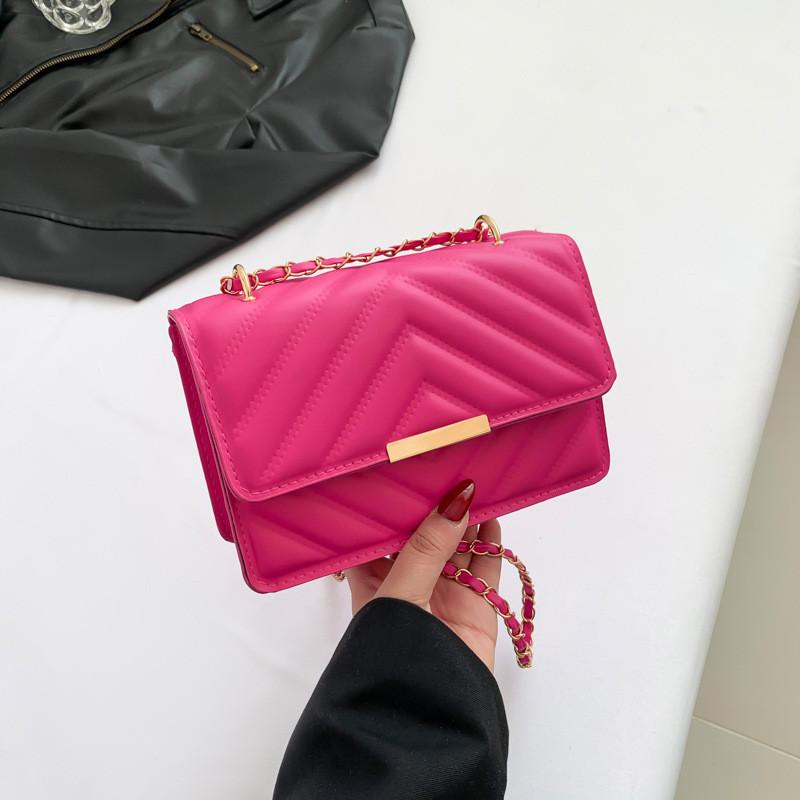 Fashionable Pu Leather Shoulder Bag For Women Trendy Street Style Crossbody Bag