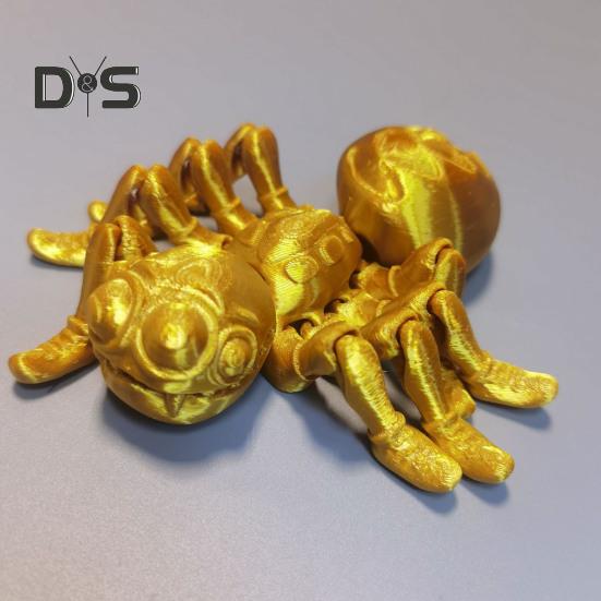Spider Model 3D Printed Action Toy Realistic Looking Vibrant Color Insect Spider Fidget Toy Photography Prop