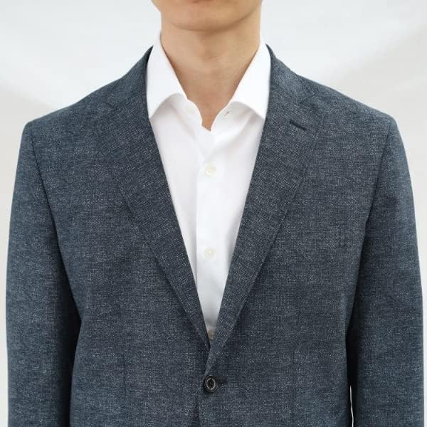 Takeo Kikuchi Tailored Antibacterial and COOL Dobby Navy 02 Men's Jacket, Odor-Resistant, DOTS® Print, 93141005, (093) (M)