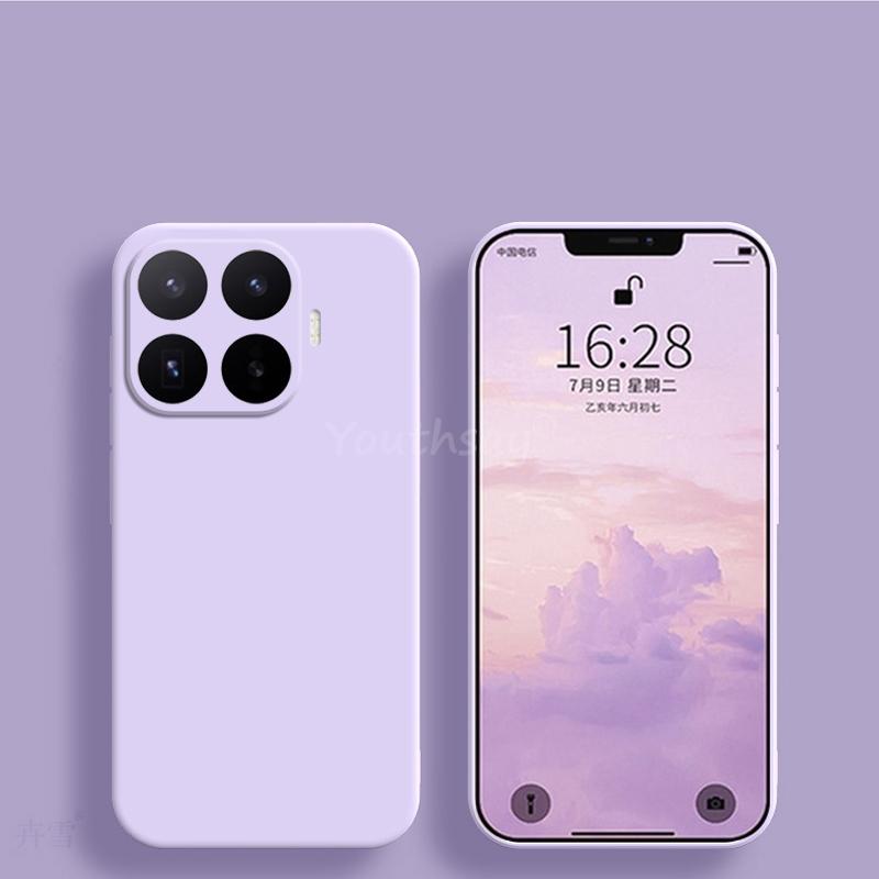 For Honor Win Turbo Case Liquid Silicone Plain Honor Win Turbo Cover TPU Anti-drop Phone Protector Cover Honor Win Turbo Case