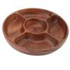 Nuts Storage Platter Tray Wooden Serving Tray Dessert Fruit Veggie Food Serve Plate for Party Family Dinner Holiday Home Warming