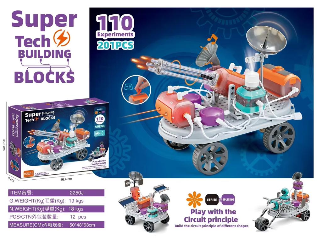 DIY Electronic Circuit Building Blocks - Kids Science Experiment Toy, Boost Children's Thinking Skills