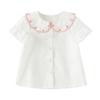 DAVE & BELLA Girls' Short Sleeve Cotton Shirt