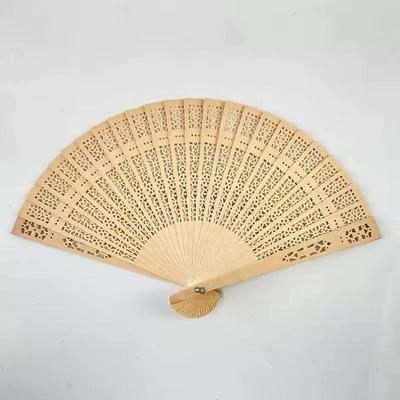 Abanico de Madera Fragante Abanico Plegable Abanico de Mano Fiesta de Boda Decoración del Hogar Adornos Regalo Accesorios para Bodas