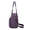 Borsa a tracolla in nylon multitasche da donna, borsa a spalla leggera con tracolle